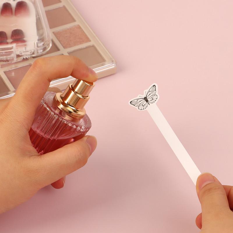 Perfume Fragrance Oil - 100 Tiras de Papel Creativas en