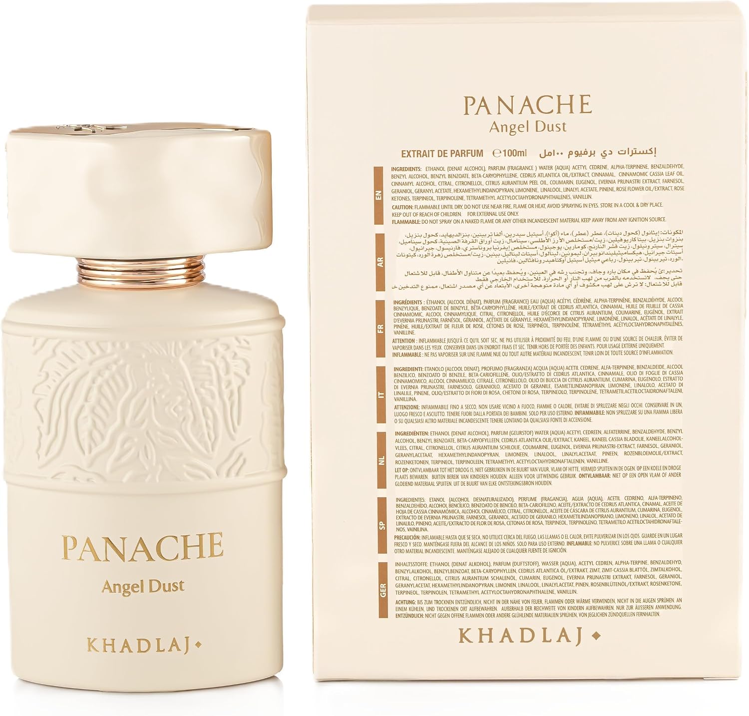 Khadlaj Panache Angel Dust - D - Perfume Alcohol Fragrance reseña y precio